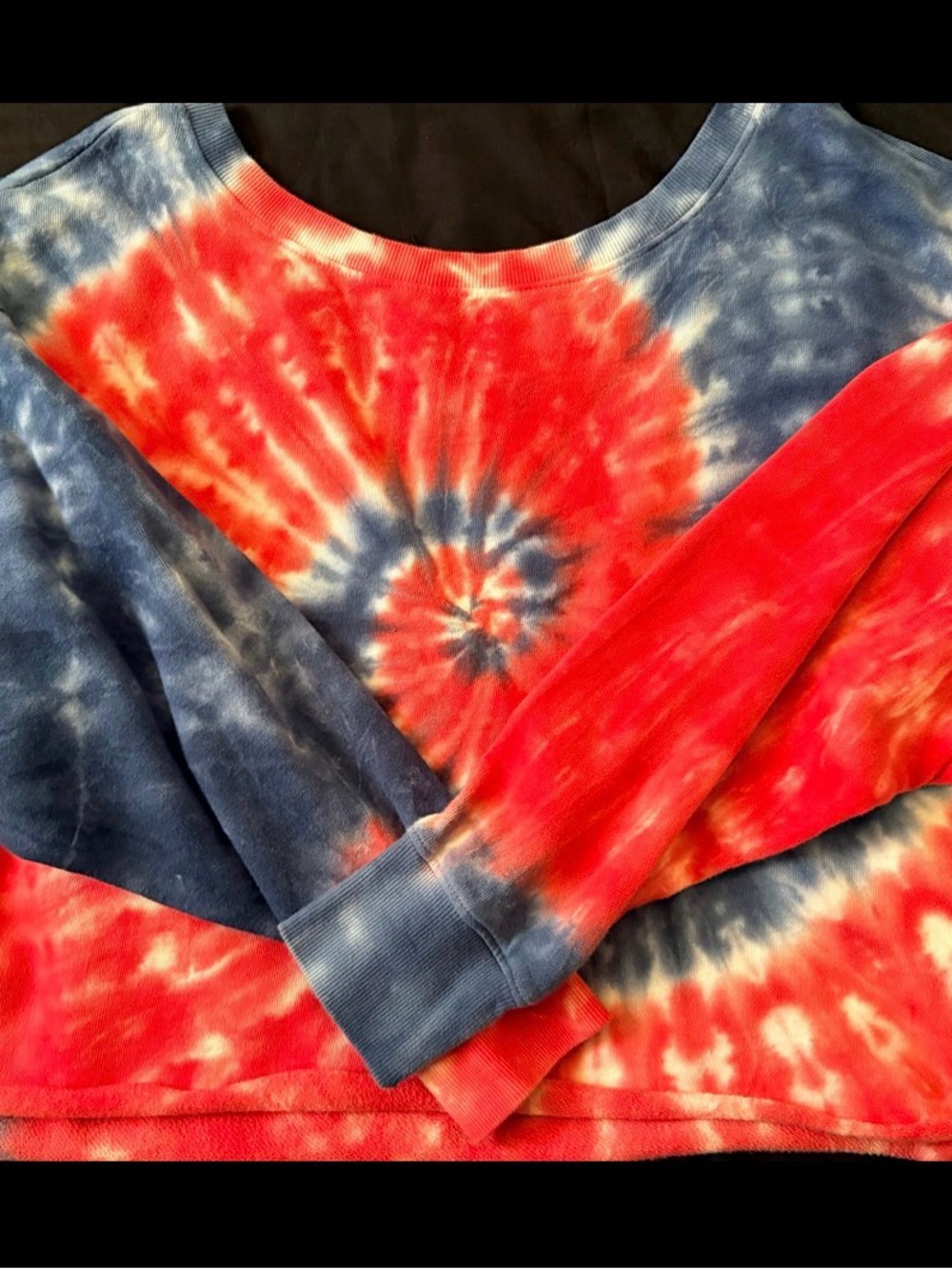 Old Navy Kids Tie-Dye Sweatshirt - Red & Blue